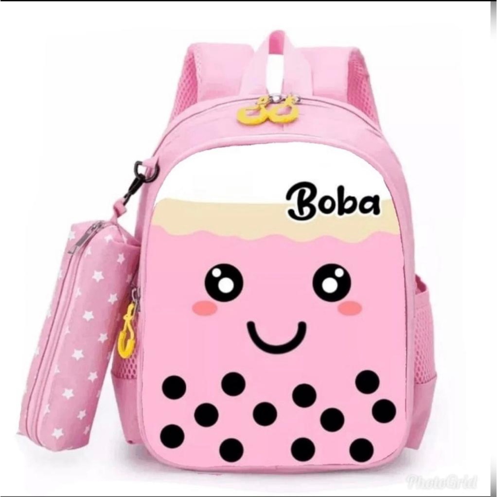 ransel boba/Ransel Anak Boba/Tas pop it/Tas sekolah anak/Ransel anak TK/Tas anak TK cewek/Tas anak T