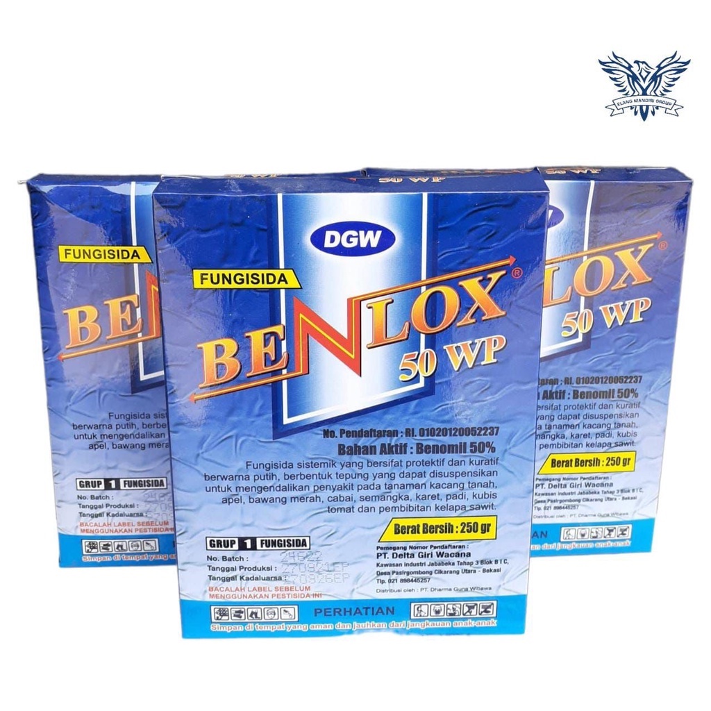 Fungisida Sistemik Benlox Benomil 50WP - 250 Gram Obat Pembasmi Jamur