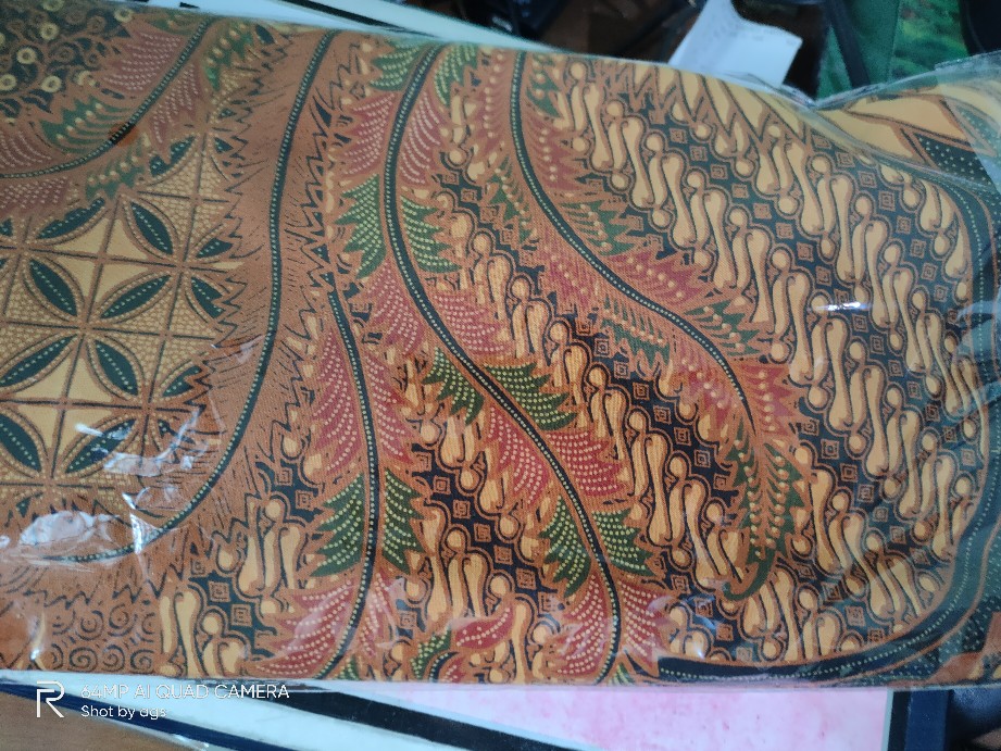 Kain Batik Solo Motif Best Seller Motive Warna Coklat