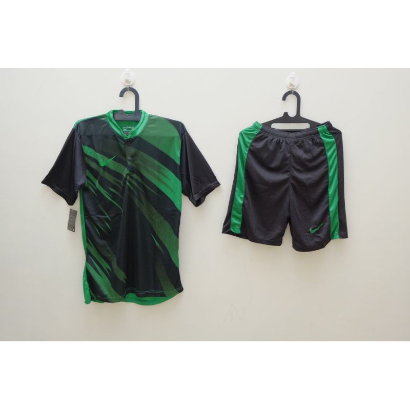 Jersey Futsal Jersey Sepakbola Printing nike hijau kancing printing