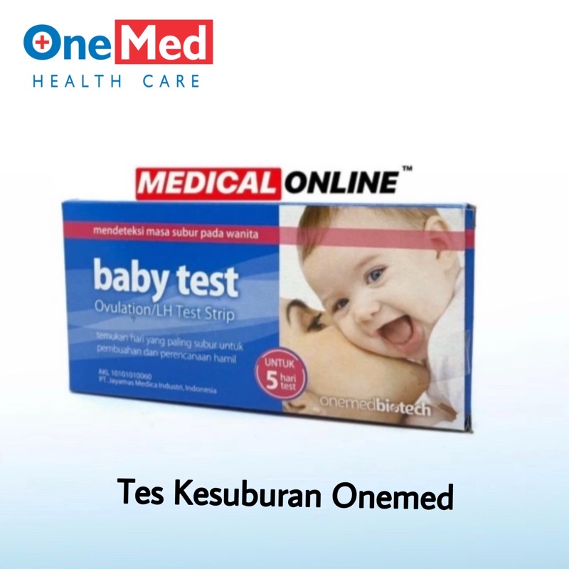 TES KESUBURAN WANITA OVULASI BABY TEST ONEMED ISI 5 PER BOX MEDICAL ONLINE MEDICALONLINE