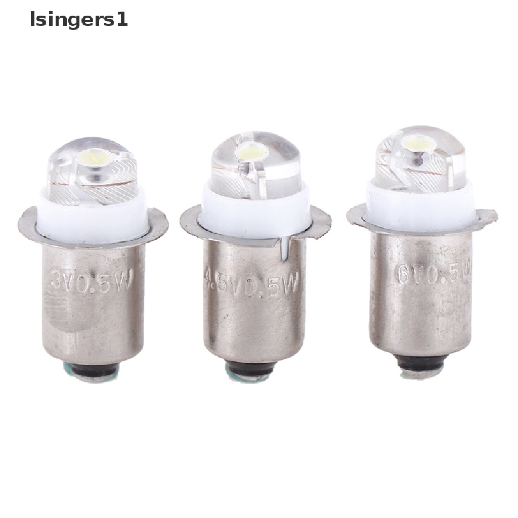 (lsingers1) P13.5s Lampu Senter led 0.5w 3v 4.5v 6v Pengganti