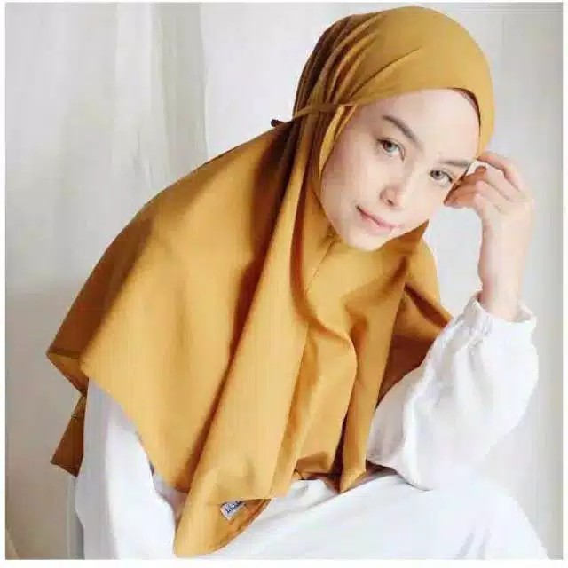 Khimar BERGO MARYAM/Kerudung Khimar non pet/BERGO MARYAM/ Hijab tali/hijab instan