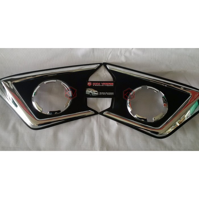 Ring Fog Lamp Model Sportivo for Pajero Sport 2012 [Chrome-Hitam Doff]