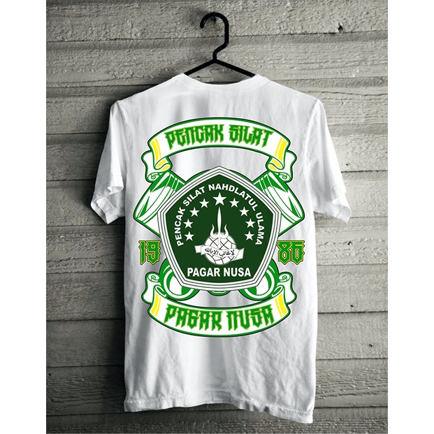 Kaos Pagar Nusa Distro Pencak Silat 1986-Putih