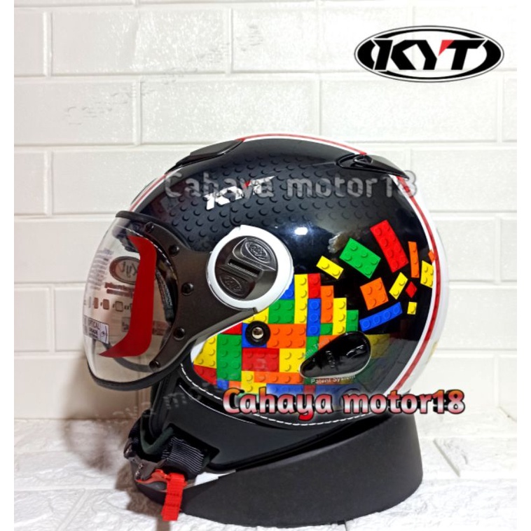 HELM KYT ELSICO #5 MOTIF/KYT RETRO