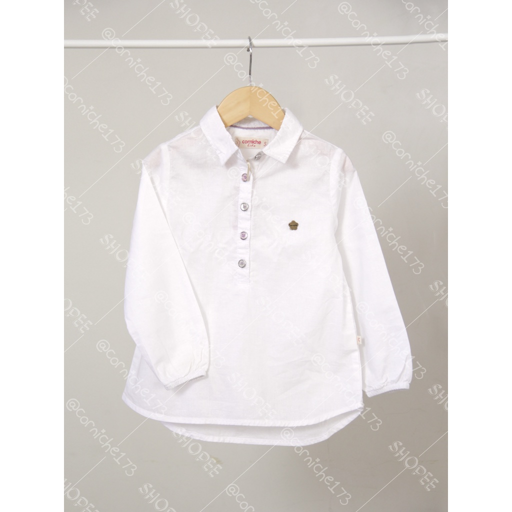 Corniche Kids Mutia Shirt Kids White - TW K23169