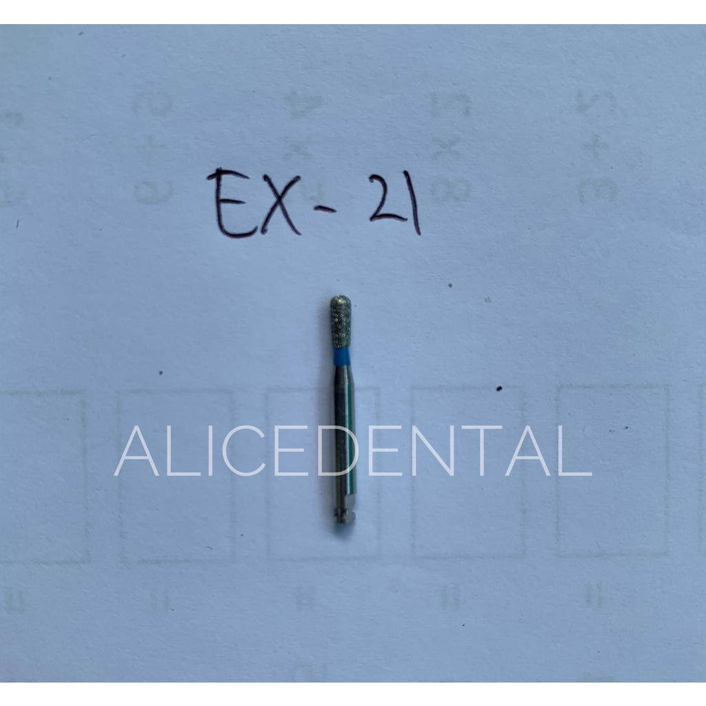 Dental diamond bur lowspeed micromotor bur preparasi konservasi gigi contra angle bur round bulat silindris fissure fisur inverted flame torpedo low speed bur mikromotor