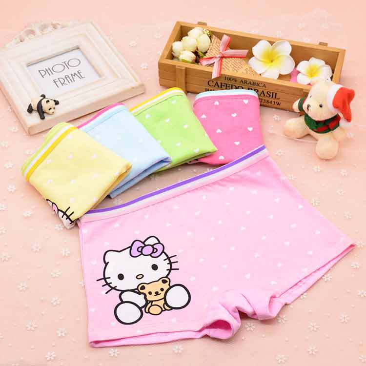 LittleAaron XIAO TING CD celana dalam anak perempuan bahan katun halus 2-12 Tahun PART2