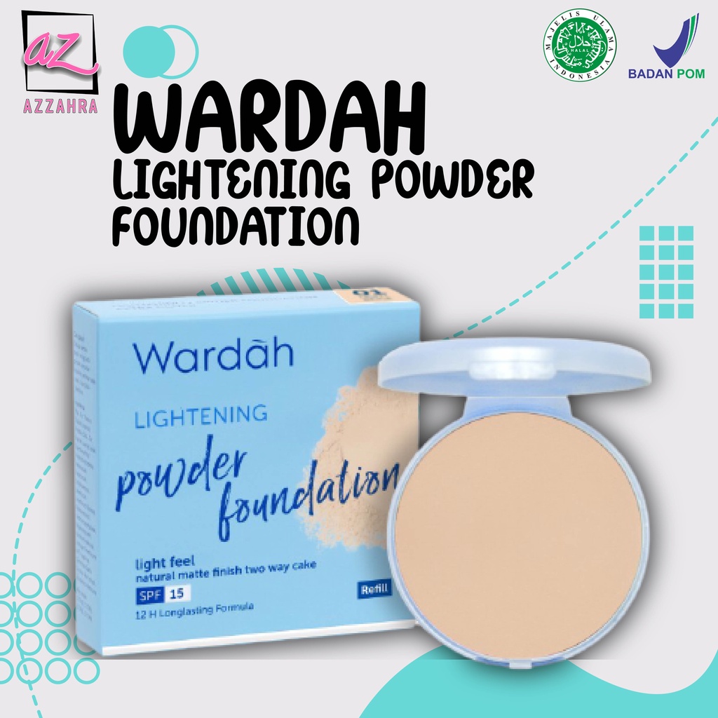 WARDAH Lightening Powder Foundation Refill ORIGINAL BPOM