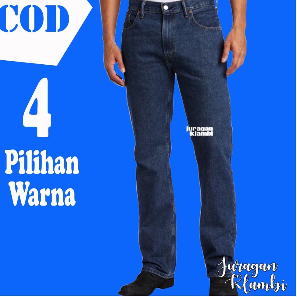 [UBT.31My22o] Celana Jeans Pria Standar Lea 606 Regular Fit - Jeans Lea Panjang 28 - 38 Slim Straigh