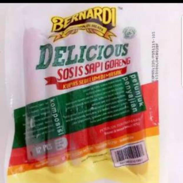 

Bernardi Delicoius Sosis Sapi Goreng isi 12 pcs