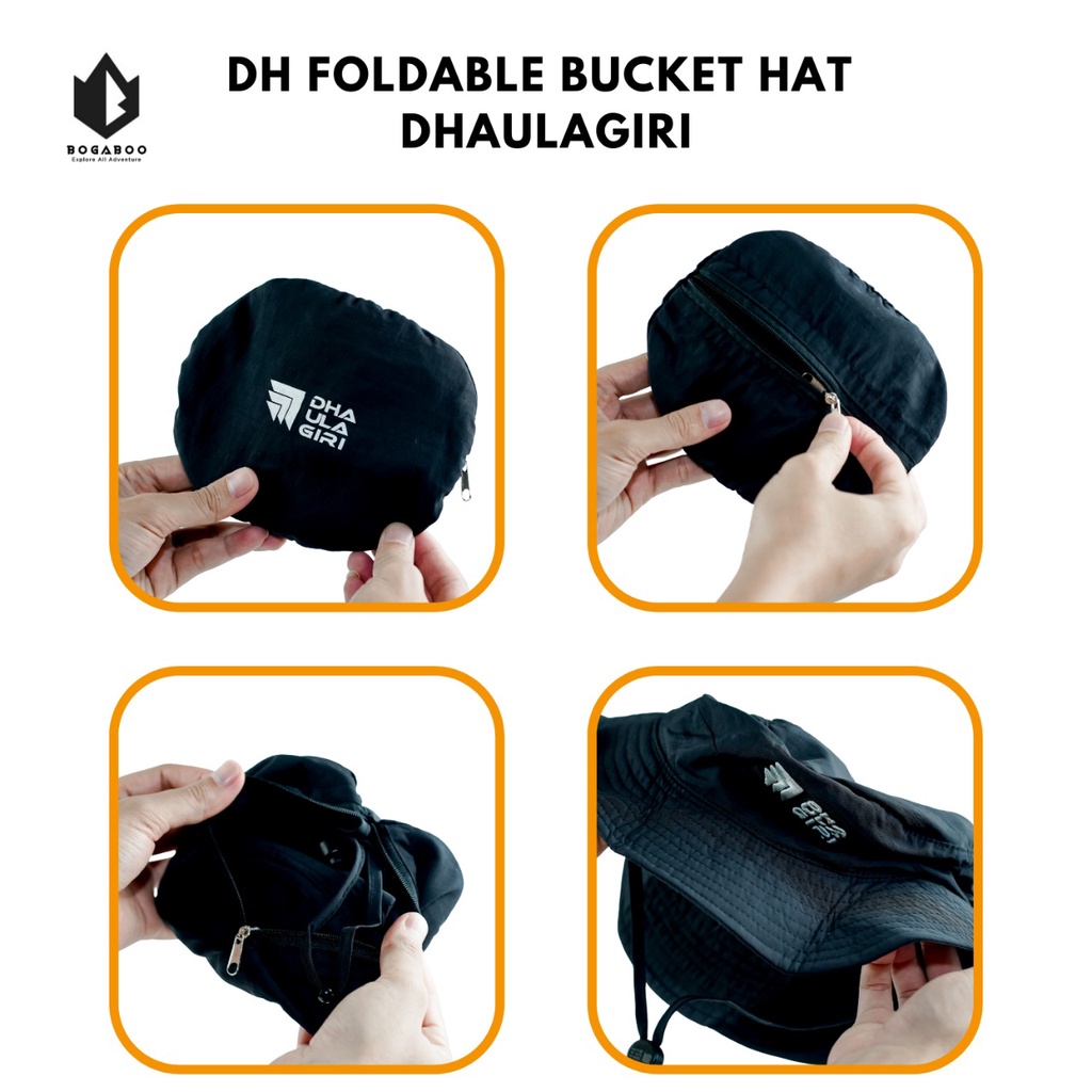 Dh bucket hat - topi rimba dhaulagiri - topi rimba anti uv dan sunproof DHAULAGIRI - topi rimba quickdry ringan - TOPI RIMBA SUNPROOF