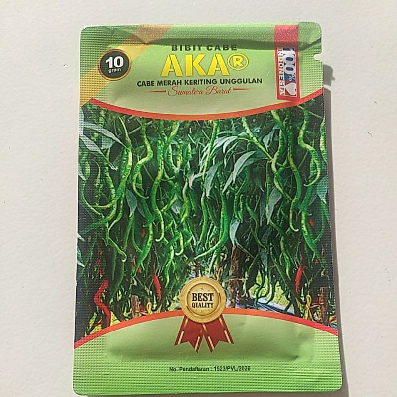 Benih Cabe Keriting Akar 10 Gram @Asli Lokal Sumatera Barat