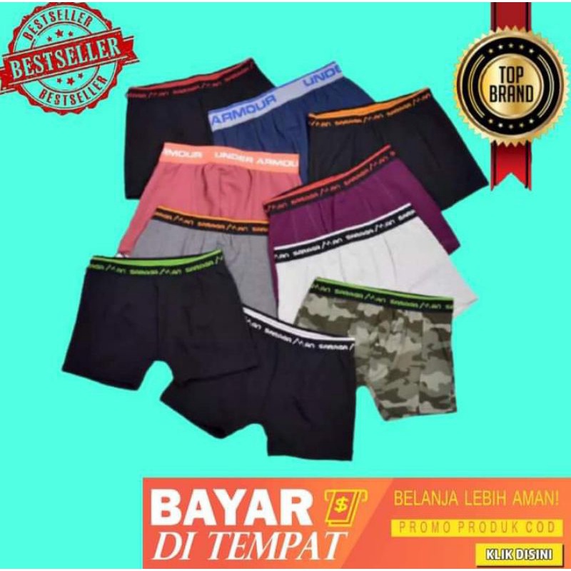 Celana dalam pria boxer 7 pcs random premium