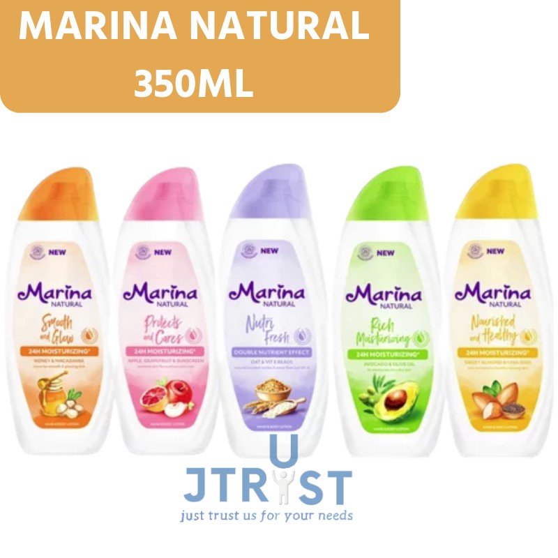 Marina Natural Hand Body Lotion 350ml