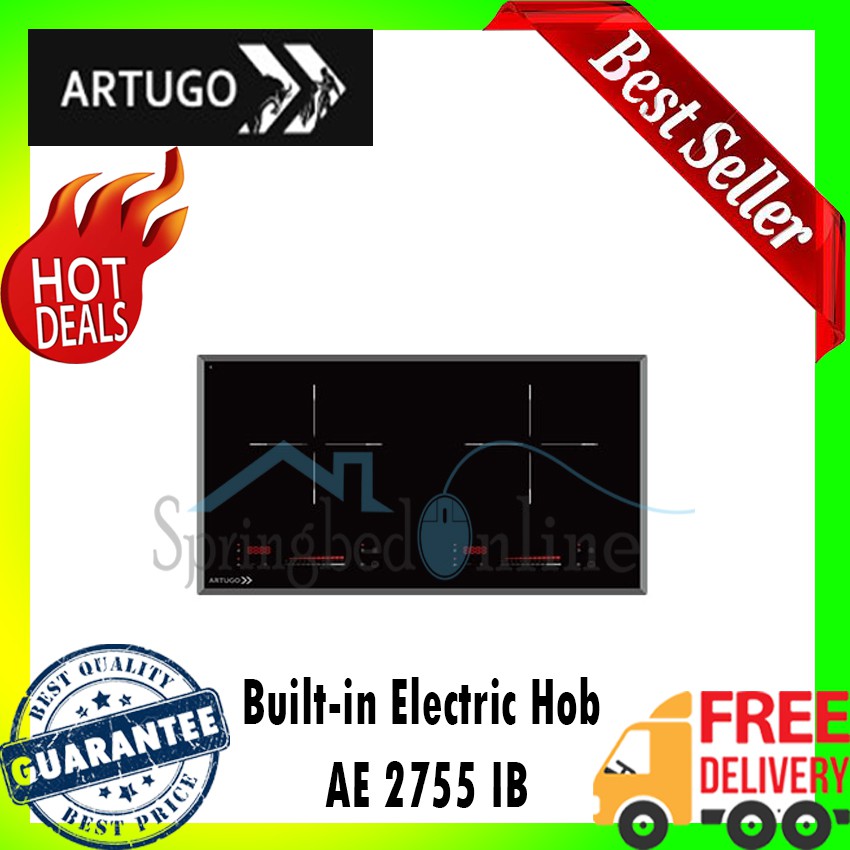 ARTUGO Kompor Induksi Built-in Electric Hob AE 2755 IB