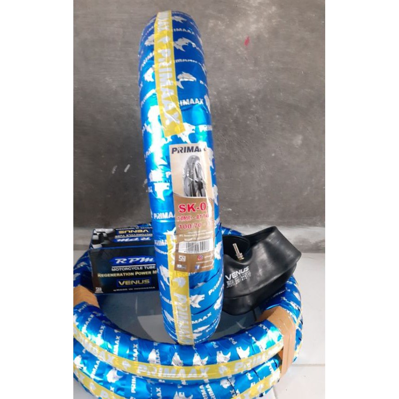 BAN PRIMAX SK 01 UKURAN 100/70/17 SET BAN DALAM