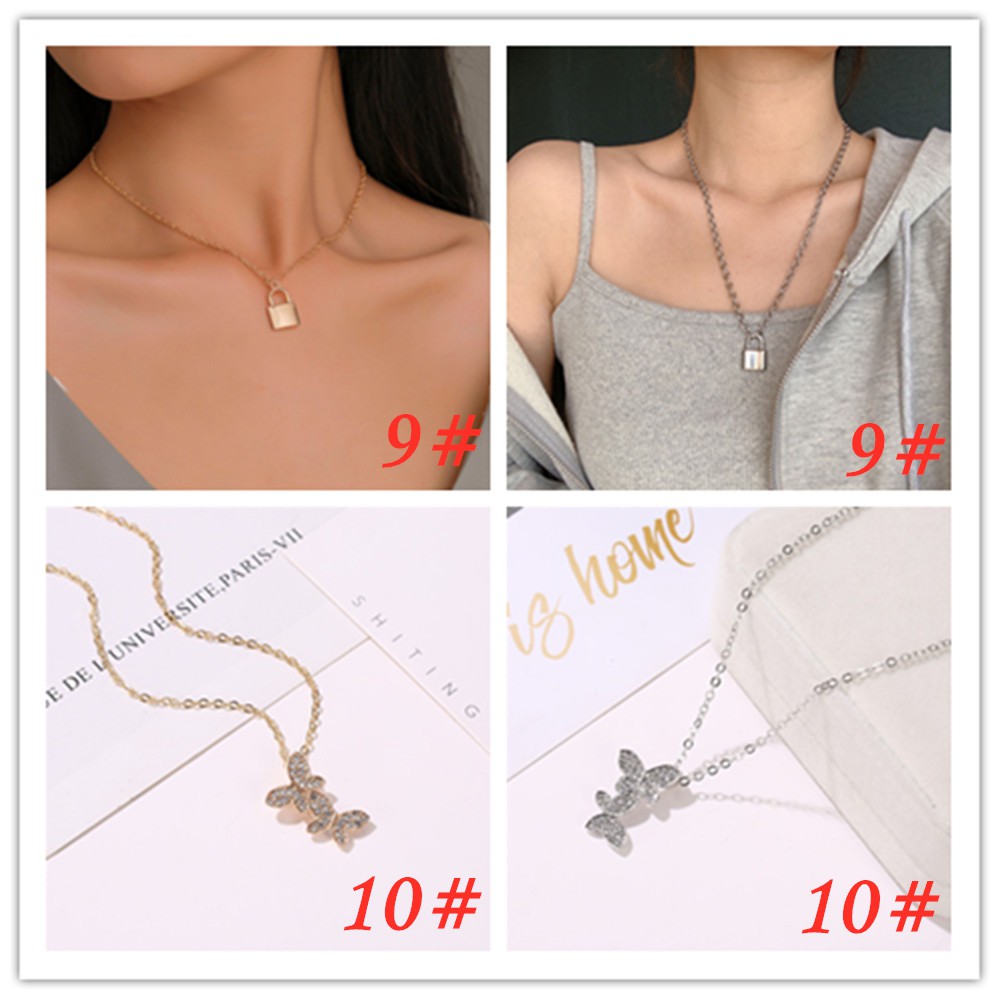 Korean Long Section Pendant Elegant Necklace Women Ladies Simple Accessories Fashion Jewelry Decor-5