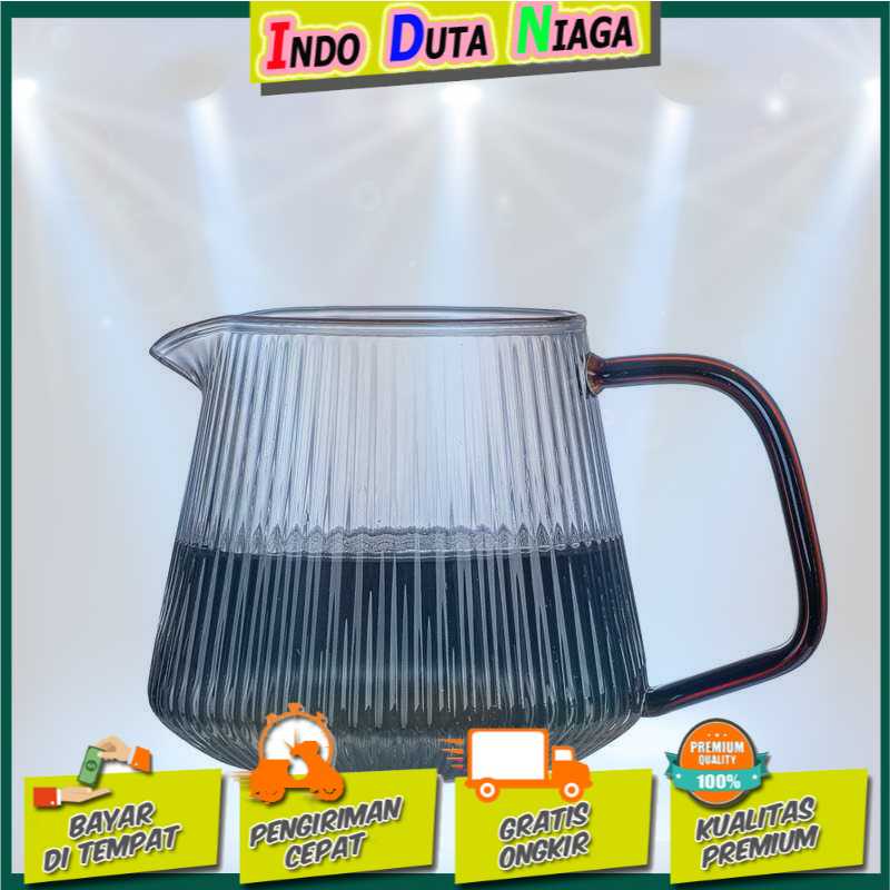 IDN TOOLS - OHFIN Coffee Maker Pot V60 Drip Kettle Teko Kopi Barista Glass SPA865