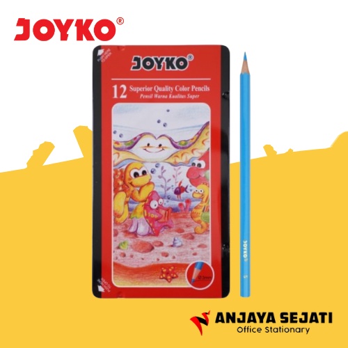 

Pensil Warna Joyko 12TC | Pensil Gambar Kaleng 12 Warna