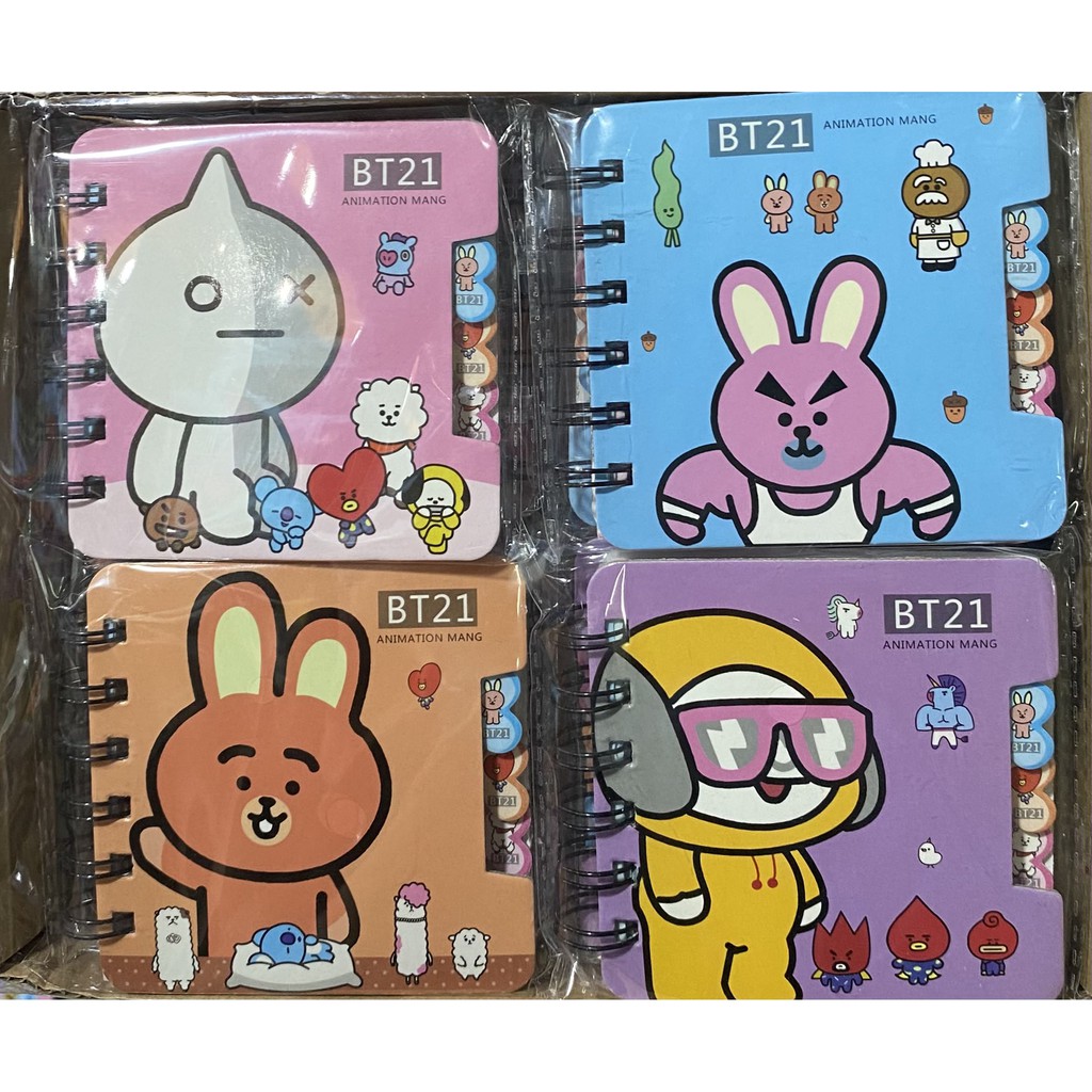 

TERMURAH MEMO BT21 BTS KPOP / BUKU NOTEBOOK BT21 BTS / INDER BT21 BTS / NOTES BOOK BTS