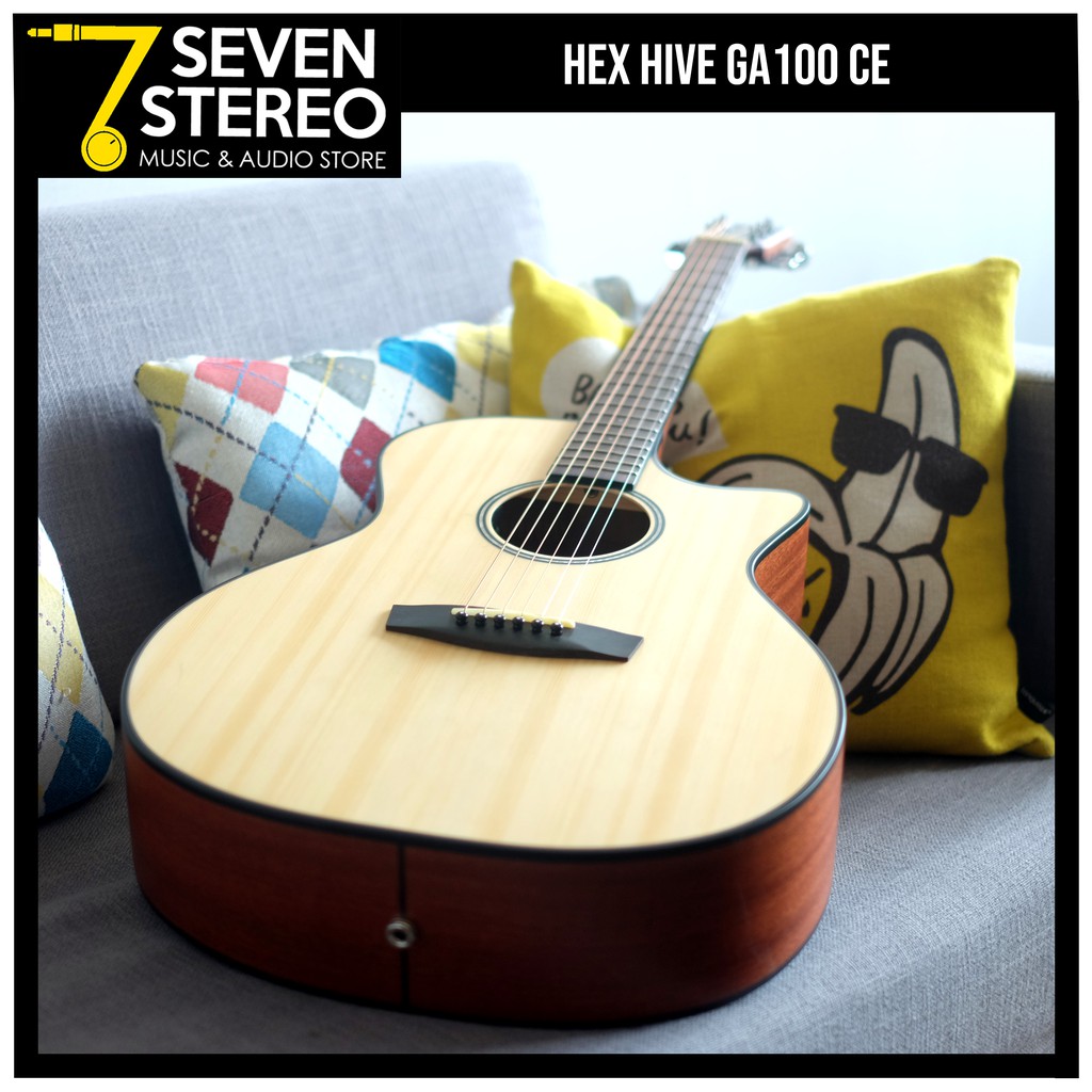 HEX GA100 CEM Acoustic Electric Guitar