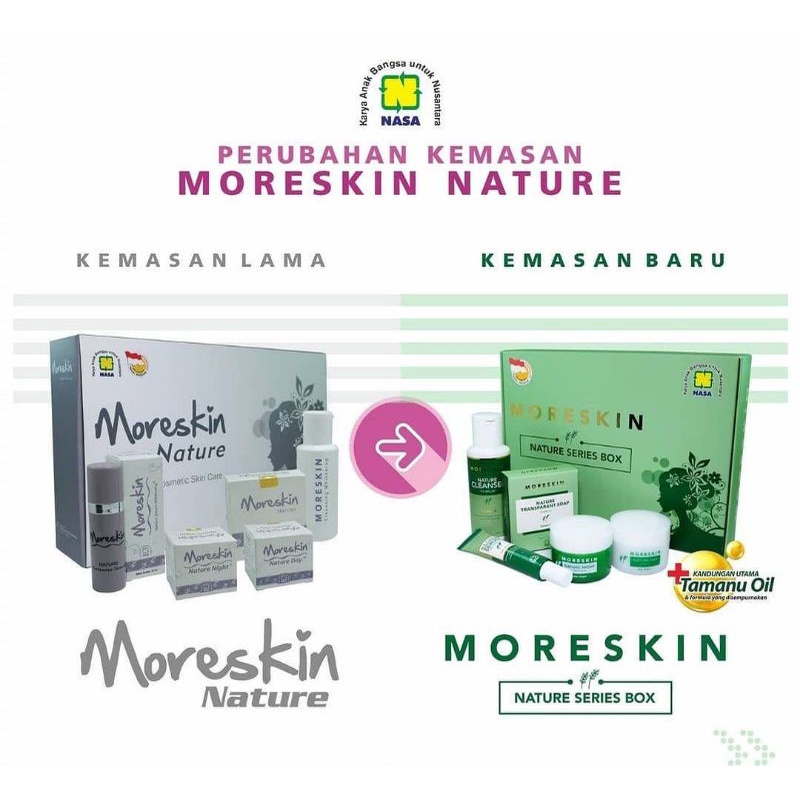 moreskin paket nature nasa , moreskin nature , skincare