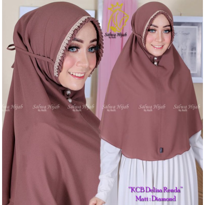 BERGO MARIYAM KCB RENDA LIPIT/HIJAB KCB RENDA LIPIT/KERUDUNG KCB RENDA LIPIT