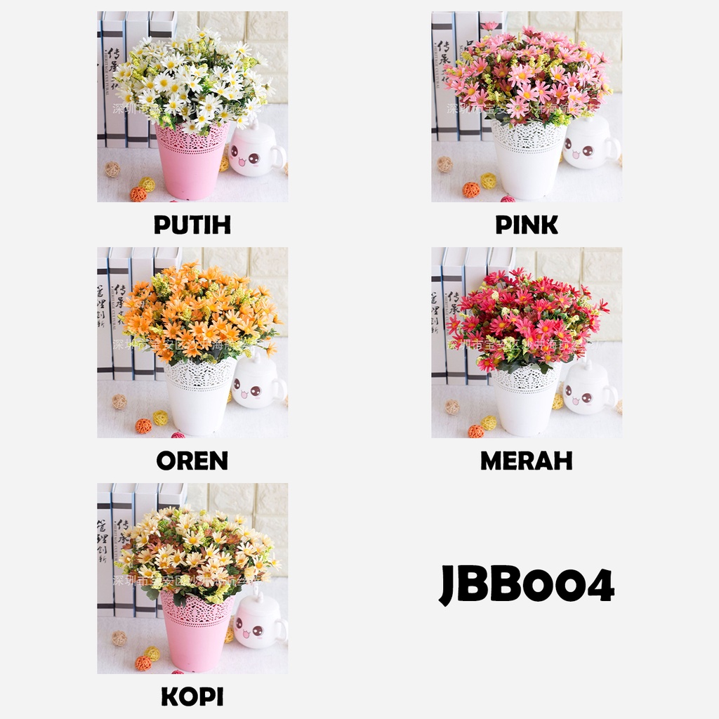 Bouquet bunga JBB004 Artifisial Dekorasi Rumah Happyonshop