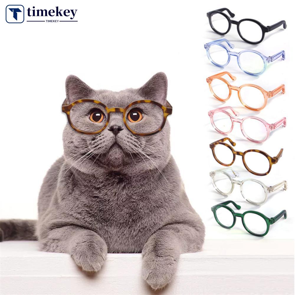 Timekey 1 Pc Kacamata Hitam Model Kucinganjing Kecil Lucu Untuk Aksesoris Foto E8U1