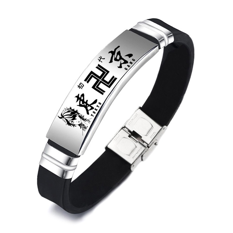 Anime Tokyo Revengers Men And Women Lovers Bracelet Hand Watch Band Silicone Bracelet Student Cute Personality Gift