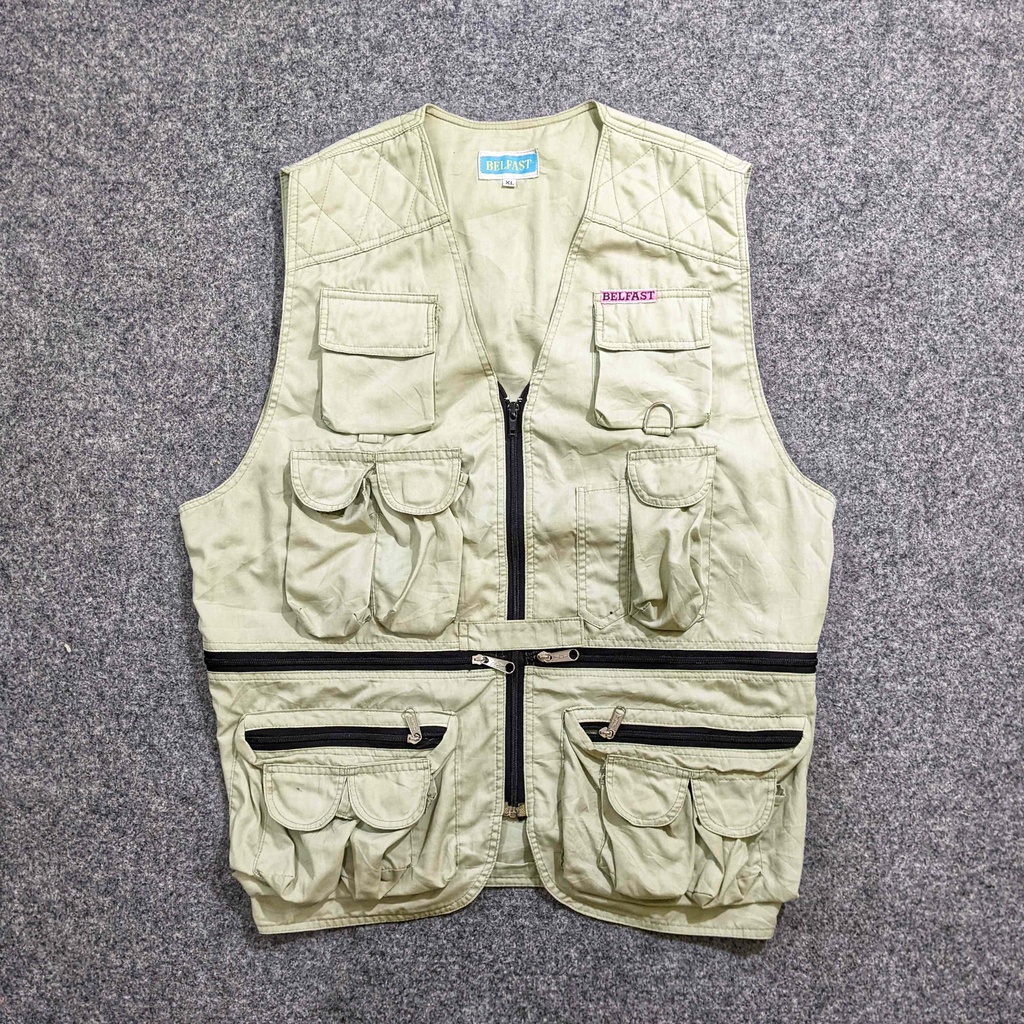 Belfast - Rompi Vest Tactical Pria Cowok Laki Laki Mancing Mania Gunung Outdoor Sport Second Bekas O