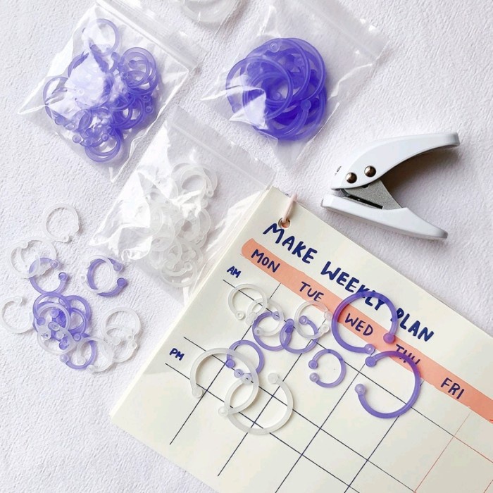 

Berkualitas 12Pcs Ring Binder Warna Warni - Not059 Promo