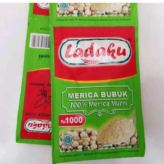 

1 Renceng Ladaku Merica Bubuk Sachet 2,5 GR isi 12 Sachet