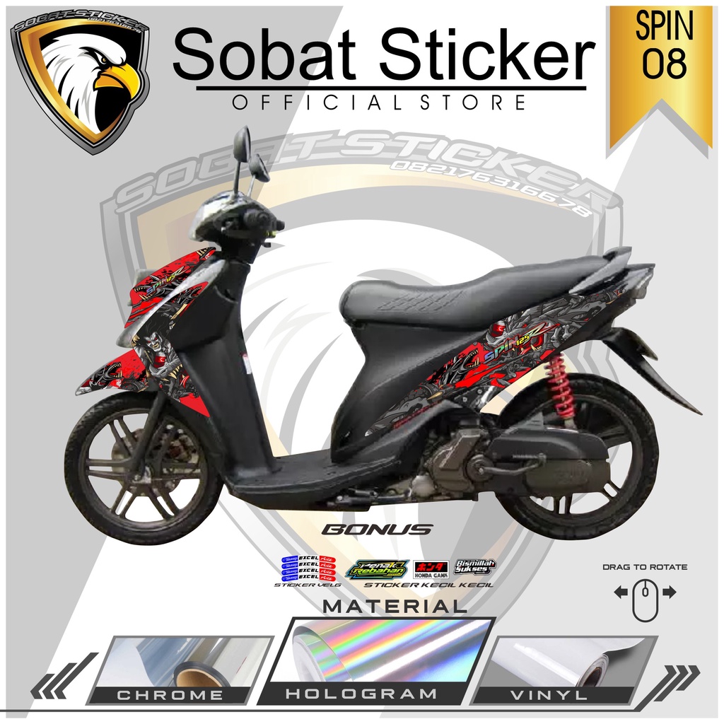 STRIPING SPIN - STRIPING HOLOGRAM SUZUKI SPIN 2006-2011 RACING