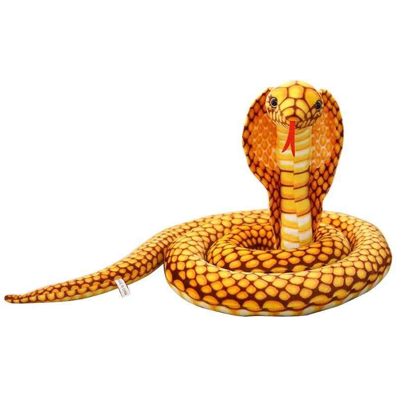 Mary Mainan Besar Plush Figure Snake Simulasi Dapat Dicuci Untuk Cobra Nursery Room Party Su