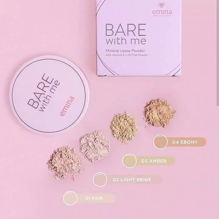 EMINA BARE WITH ME MINERAL LOOSE POWDER 8GR