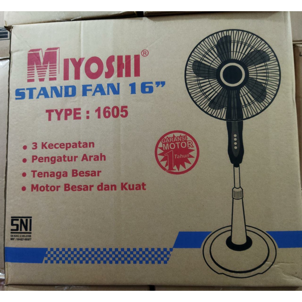 Stand Fan Miyoshi 16 inch