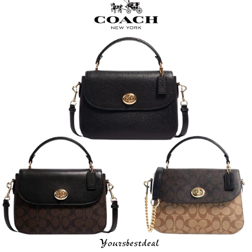 Coach Marlie Top Handle Satchel In Signature Canvas C1765 C1563 C1557