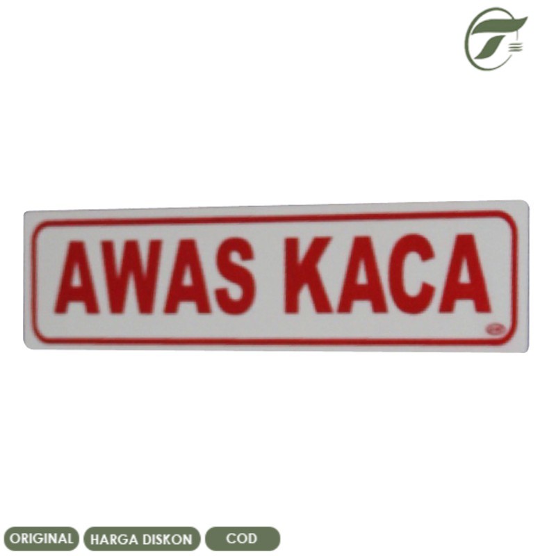 

GM LABEL KECIL AWAS KACA LK 201 C