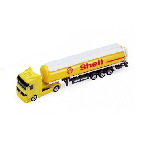 Diecast Welly 1:87 Super Haulier Models - Truk Tangki Shell