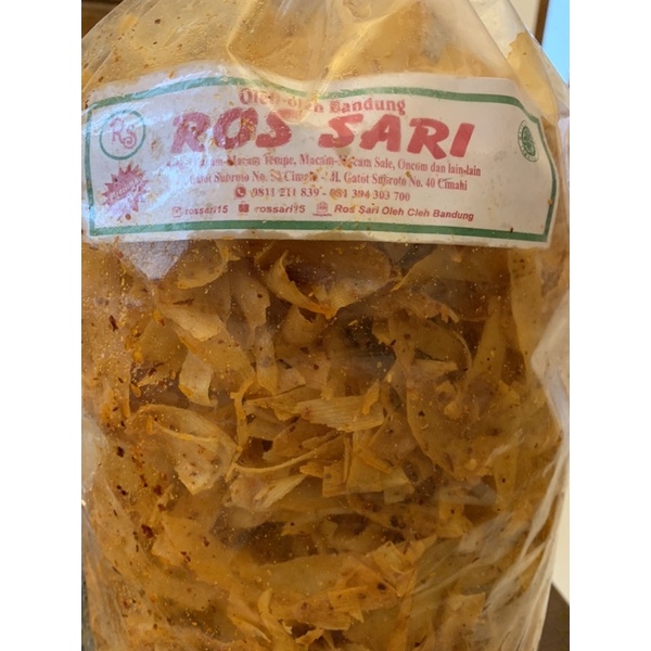 Keripik Singkong Koet Pedas 500 Gr Oleh Oleh Bandung