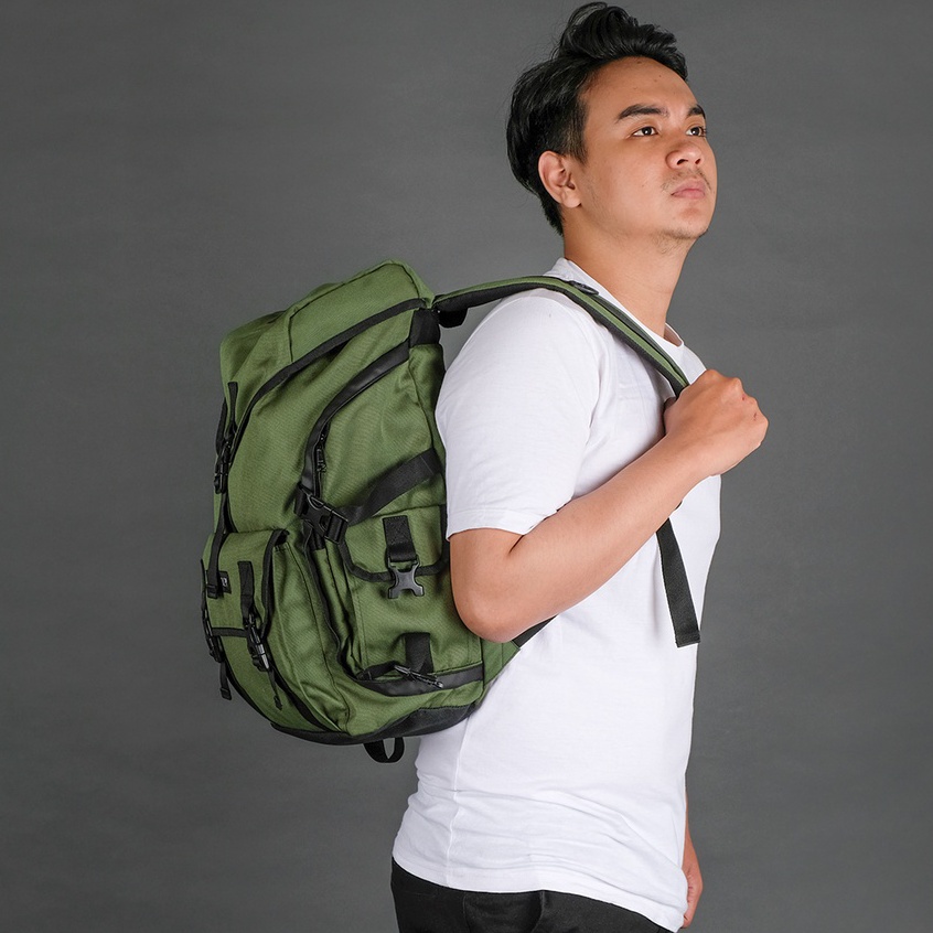 MULLER GREEN |MNM x McKinley| Tas Ransel Pria Wanita Backpack / Tas Punggung ORI - FREE RAINCOVER