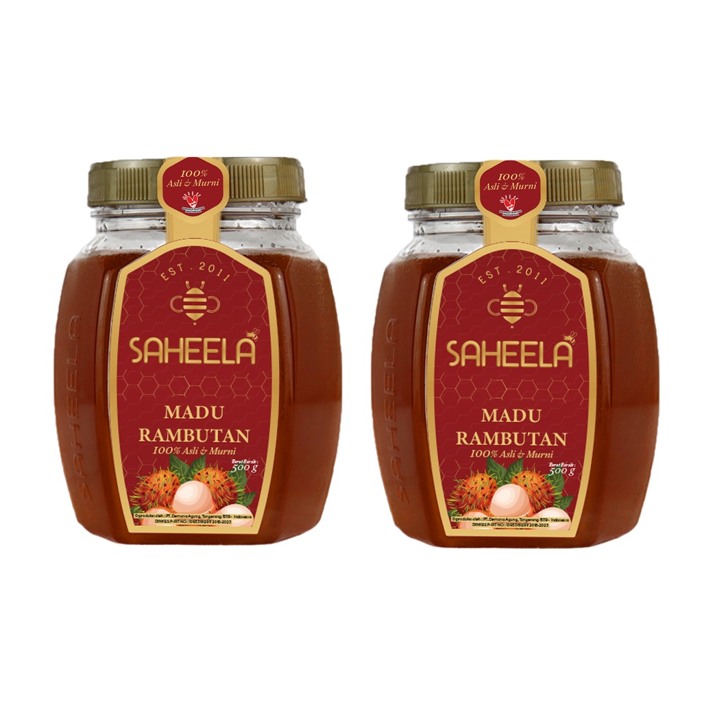 

Paket Duo Lappaceum (2 Botol Madu Saheela Rambutan)