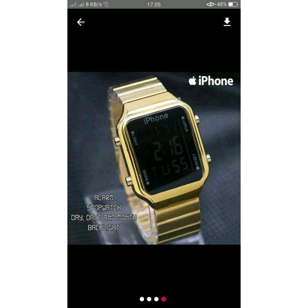 JAM TANGAN PRIA DAN WANITA IPHONE terbatas
