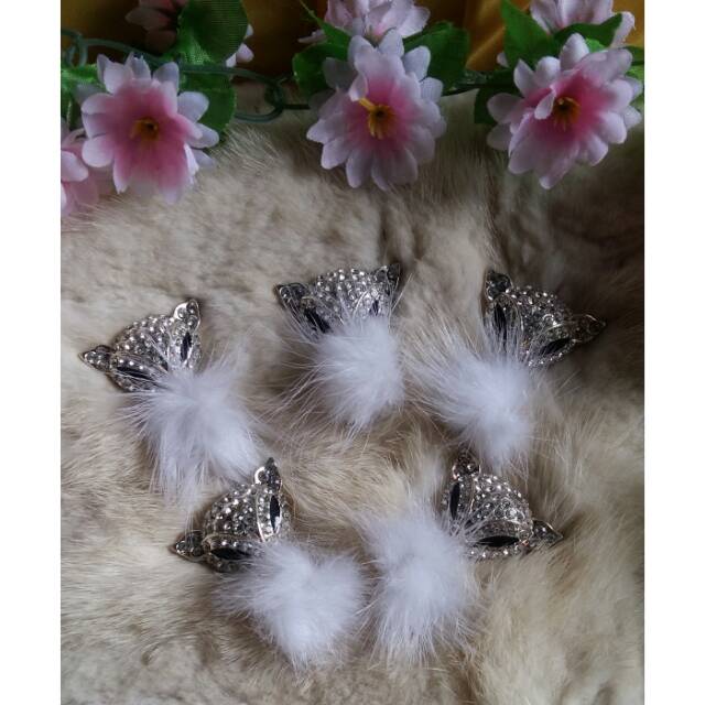 Fox bulu /bahan decocase