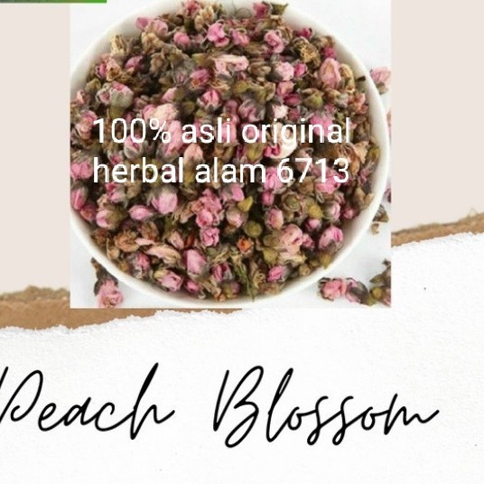 

DISKON - (BISA COD) peach blossom flower tea 500gr/teh bunga peach blossom