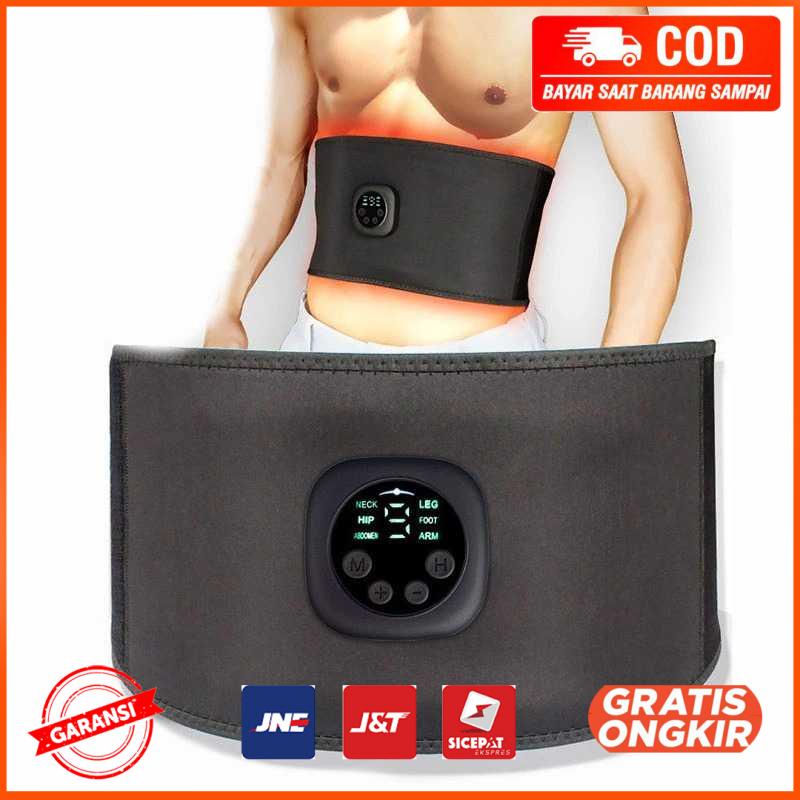 Alat Stimulator Otot Fitness Belt Six Pack EMS Muscle