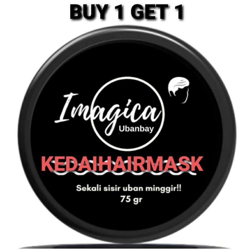 BUY 1 GET 1 IMAGICA UBANBAY 75GR PENGHITAM RAMBUT